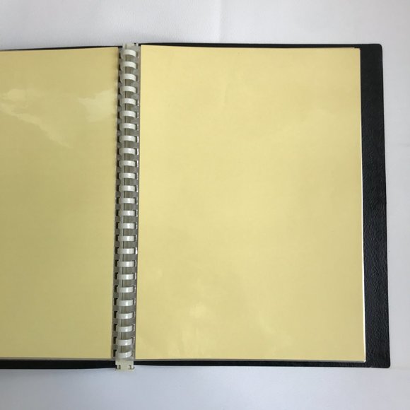 Vintage Sekisei Black Clear Document Holder Scrapbook - Picture 7 of 9